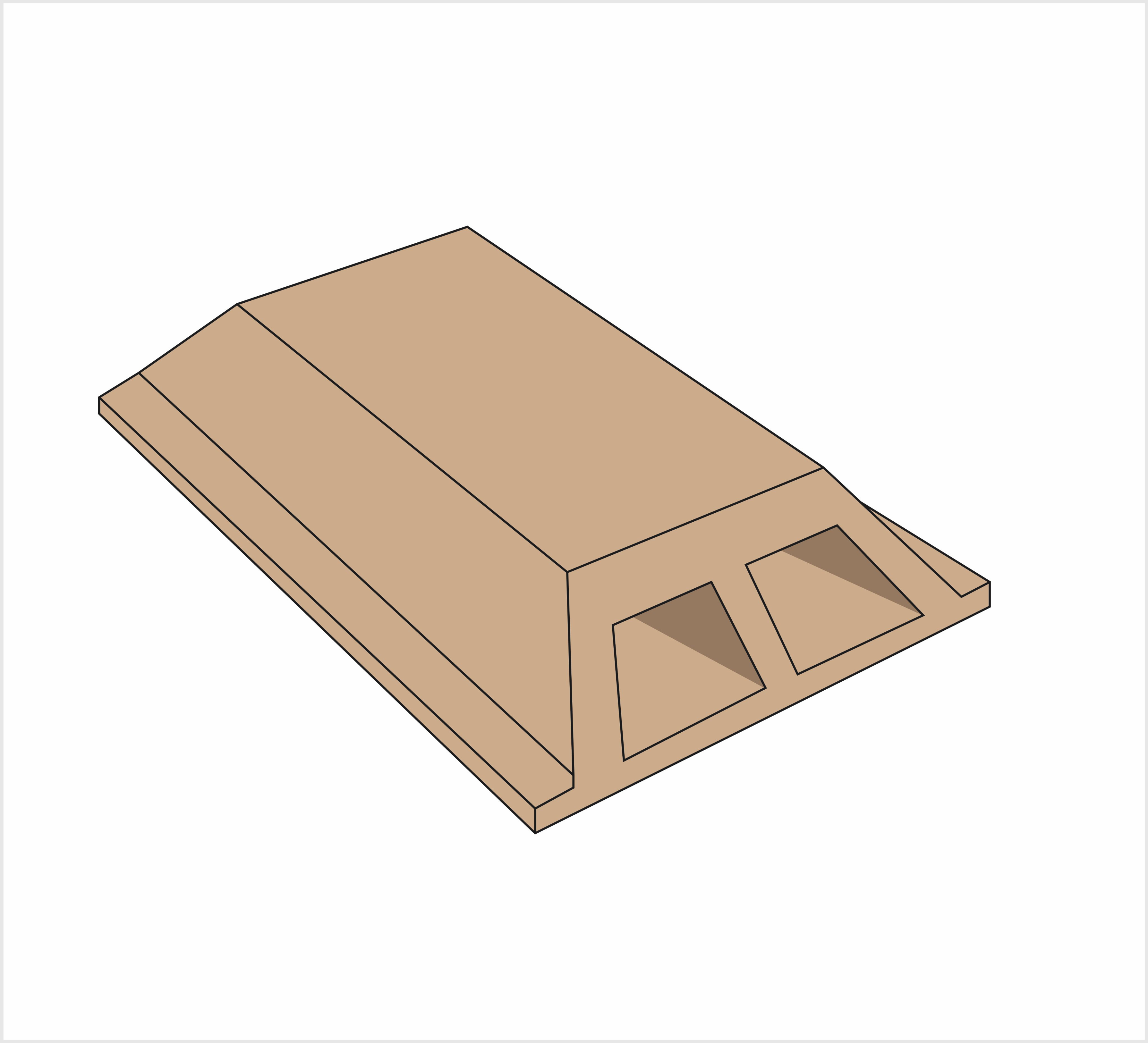 Hollow clay block